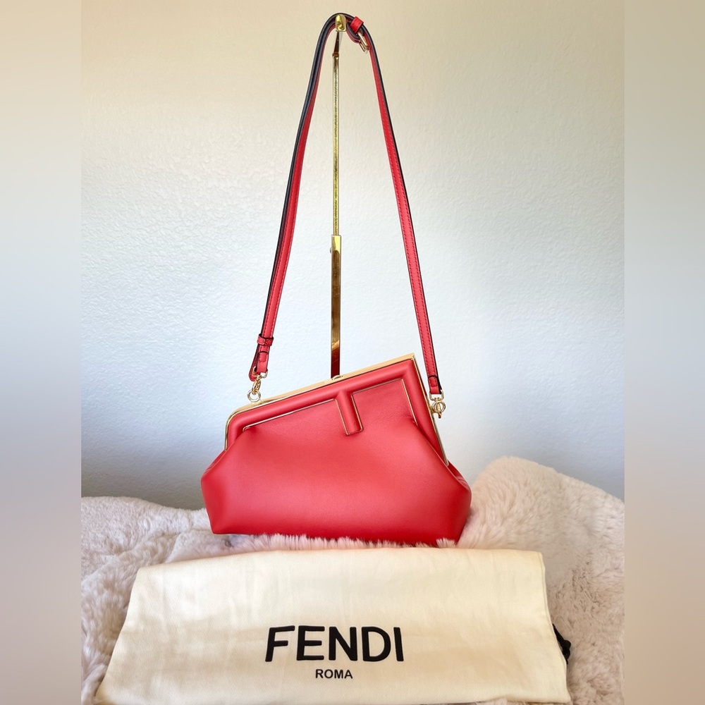 Fendi First Leather Shoulder Bag
